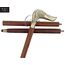 37" Premium Quality Rosewood Canes and Walking Sticks Brown & Golden, Solid Brass Dachshund Dog Head Handle - Wooden Stylish Walking Cane Fashion Statement - 12 Days of Deals