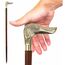 37" Premium Quality Rosewood Canes and Walking Sticks Brown & Golden, Solid Brass Dachshund Dog Head Handle - Wooden Stylish Walking Cane Fashion Statement - 12 Days of Deals