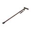 Homecraft Folding Coloured Walking Stick with Wooden Handle, Lightweight Adjustable Walking Cane for Balance, Mobility Aid, Walnut, 825-925mm