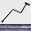 Homecraft Folding Coloured Walking Stick with Wooden Handle, Lightweight Adjustable Walking Cane for Balance, Mobility Aid, Grey Marble, 775-875mm