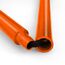 Flexyfoot Shock Absorbing Oval Handle Walking Stick - Orange - Improves Safety, Improves Grip, Reduces Shocks & Jarring