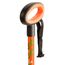 Flexyfoot Shock Absorbing Oval Handle Walking Stick - Orange - Improves Safety, Improves Grip, Reduces Shocks & Jarring