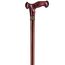 Asterom Handgemachter Gehstock aus Holz für ältere Menschen, Ergonomischer Gehstock für Senioren, Einzigartiger frischer Holzstock (Kirsche, 81 cm)
