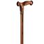 Asterom Gehstock - Handgefertigte Ergonomische Holzstöcke für Männer & Frauen - Einzigartige Holz Gehstöcke für Senioren (Karamell, 39 Zoll)
