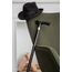 Dr. Watson Classic Fritz Gehstock – Handgefertigter Spazierstock aus Eschenholz mit polierter Edelstahlmanschette (Tiefschwarz)