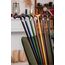 Dr. Watson Classic Fritz Gehstock – Handgefertigter Spazierstock aus Eschenholz mit polierter Edelstahlmanschette (Karamell)