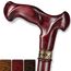 Asterom Ergonomischer handgefertigter Gehstock für Frauen – Holz Gehstock für ältere Frauen – Cooler einzigartiger Holzstock (Kirsche, 91,4 cm)