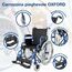 GIMA 43271 Kinderwagen Oxford, 46 cm, Blau und Schwarz, Sitzfläche 46 cm