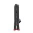 Curver 08605-155-00 Klapptritt, Plastik, anthrazit/rot, 48,6 x 17,2 x 63 cm