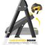 KINGRACK trittleiter 2 Stufen klappbar, klapptritt 2 Stufen faltbar, tritthocker mit rutschfestem, breitem Pedal und Handläufen, leichte klappleiter für Küche, Vorratskammer, Schränke, Büro (Schwarz)