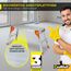 ???????????????????????????????????? Arbeitsplattform CF-107A | ???? ???????????????????? ???????????????????????????????? - Alu Leiter - Klappbar - Bis 150 kg - Arbeitsbühne mit Plattform - Trittleiter - Werkbank - Klappleiter (Silber/Orange)