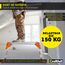???????????????????????????????????? Arbeitsplattform CF-107A | ???? ???????????????????? ???????????????????????????????? - Alu Leiter - Klappbar - Bis 150 kg - Arbeitsbühne mit Plattform - Trittleiter - Werkbank - Klappleiter (Silber/Orange)