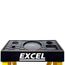 Excel Elektriker Fiberglas Trittleiter 3 Stufen 1,03 m Heavy Duty 3 Stufen Leiter Klappleiter Klappleiter Leichte Trittleiter Fiberglas Trittleiter