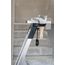 Drabest - Haushaltsleiter - Stehleiter - 7 Stufen - Arbeitshöhe 3,40m - Klappleiter aus Aluminium, max. 125 kg, mit Praktischer Ablage - Aluleiter mit Plattform 25x26 cm, rutschfeste Füßen