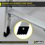 ???????????????????????????????????? Arbeitsplattform CF-107A | ???? ???????????????????? ???????????????????????????????? - Alu Leiter - Klappbar - Bis 150 kg - Arbeitsbühne mit Plattform - Trittleiter - Werkbank - Klappleiter (Silber/Schwarz)