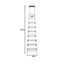 Hailo ProfiStep XXL Sicherheitsleiter, faltbar, Aluminium, 8 Stufen, extra breit