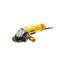 Dewalt 125 mm Winkelschleifer (1.010 W) DWE4203 (Epoxidharz gepanzerte Motorwicklung, Sanftanlauf, Totmann-Schalter, inkl. Schutzhaube, Zusatzhandgriff, Spannflansch u. -mutter, Montagewerkzeug)