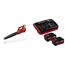 Einhell Akku-Laubbläser GE-LB 36/210 Li E Power X-Change (Li-Ion, 816m³/h Blasleistung, Turboschalter, 3-stufiges + abnehmbares Rohr, inkl. 2x 4,0 Ah Akku und Twincharger)