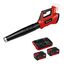 Einhell Akku-Laubbläser GE-LB 36/210 Li E Power X-Change (Li-Ion, 36 V, 816m³/h Blasleistung, Turboschalter, 3-stufiges + abnehmbares Rohr, inkl. 2x3 Ah Akku und Twincharger)