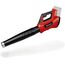 Einhell Akku-Laubbläser GE-LB 36/210 Li E Power X-Change (Li-Ion, 816m³/h Blasleistung, Turboschalter, 3-stufiges + abnehmbares Rohr, inkl. 2x 4,0 Ah Akku und Twincharger)