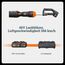 WORX Nitro 40V Akku-Laubbläser WG585E - bürstenloser Motor - 3 Geschwindigkeiten & Turbomodus - 266km/h Luftgeschwindigkeit - Luftmenge 1053m³/h - inkl. 2x4Ah Akkus & 4A Dual-Schnellladegerät