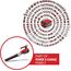 Einhell Akku-Laubbläser GP-LB 18/200 Li GK-Solo Power X-Change (Li-Ion, 18V, Axial-Impeller-Technologie, Blasleistung 670 m³/h, Dachrinnen-Reinigungsset, ohne Akku & Ladegerät)