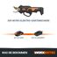 Worx NITRO WG330E Akku Astschere 20V - Müheloses Schneiden dank elektrischen Antrieb, Bürstenloser Motor, inkl. 2Ah Akku und Ladegerät