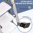 XinSunho Leiter mit 5 Stufen, einziehbarer Handgriff, klappbarer Tritthocker mit rutschfestem breitem Pedal, Aluminiumhocker, Leiter 5 Stufen, 150 kg Sicherheitsleiter für den Haushalt