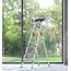 Hailo 5_8814-001 001 EasyClix breite xxl Aluminium-Scherentreppe (4 Stufen), grau