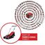 Einhell Akku-Rasenmäher GE-cm 18/33 Li Kit Power X-Change (18 V, 33 cm Schnittbreite, bis 200 m², Brushless, 30L Fangkorb, 25-65 mm Schnitthöhe, inkl. 4,0 Ah Akku + Ladegerät)