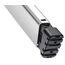Hailo 5_8814-001 001 EasyClix breite xxl Aluminium-Scherentreppe (4 Stufen), grau