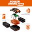 WORX WG543E Nitro Profi Akku-Laubbläser Leafjet 20V - leistungsstarker bürstenloser Motor - Luftgeschwindigkeit 209km/h – Luftmenge 696m³/h - leicht & kompakt - inkl. 4Ah PowerShare Akku & Ladegerät