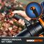 WORX Nitro WG572E 80V (4x20V/4Ah) Laubbläser – Profi mit leistungsstark bürstenlosem Motor – großes Luftvolumen – Variable Geschwindigkeit mit Turbomodus – inkl. 4 x Pro Akkus & Basecamp Ladengerät