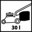 Einhell Akku-Rasenmäher GE-cm 36/34-1 Li-Solo Power X-Change (36 V, 33,5 cm Schnittbreite, bis 200 m², 30L Grasfangkorb, 25-65 mm Schnitthöhe, ohne Akku)
