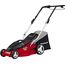 Einhell Elektro Rasenmäher GC-EM 1536 (1.500W, 36cm Schnittbr., 38L Fangbox, 25-65mm Schnitth., klappb. Führungsholm, leicht und robust) Schwarz, Rot
