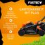 FUXTEC Akku Rasenmäher 40V (2x20V) E1RM20 – Schnittbreite 33cm, Variable Schnitthöhe Elektrorasenmäher, kabellos (Li-Ion Akku & Ladegerät Nicht inklusive)