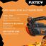 FUXTEC Akku Laubbläser 20V FX-E1LB20 - Inklusive 1 x Li-Ion 4Ah-Akku und 2,4A Ladestation - Laubgebläse zum Entfernen von Laub für Garten, Gehweg und Einfahrt - Leise - bis 38m/s