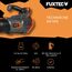 FUXTEC Akku Laubbläser 20V FX-E1LB20 - Inklusive 1 x Li-Ion 4Ah-Akku und 2,4A Ladestation - Laubgebläse zum Entfernen von Laub für Garten, Gehweg und Einfahrt - Leise - bis 38m/s