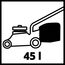 Einhell Akku-Rasenmäher GE-cm 36/37 Li-Solo Power X-Change (36 V, 37 cm Schnittbreite, bis 400 m², 45L Grasfangkorb, 25-75 mm Schnitthöhe, ohne Akku)