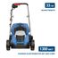 HYUNDAI Elektro-Rasenmäher LM3301E mit Mulchfunktion, Elektromäher, Mulcher, Mäher (33cm, 1300W, 35L Korb, 5-fache zentrale Höhenverstellung)