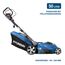 HYUNDAI Elektro-Rasenmäher LM4001E mit Mulchfunktion, Elektromäher, Mulcher, Mäher (40cm, 1800W, 50L Korb, 5-fache zentrale Höhenverstellung)