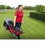 Einhell Elektro Rasenmäher GC-EM 1536 (1.500W, 36cm Schnittbr., 38L Fangbox, 25-65mm Schnitth., klappb. Führungsholm, leicht und robust) Schwarz, Rot