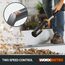 WORX Nitro 18V (20V MAX) Akku-Laubbläser, PowerShare, bürstenloser Motor 2.0, max. 209km/h Luftgeschwindigkeit, 2-Gang-Steuerung, nur bloßes Werkzeug, WG543E.9