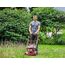 Einhell Benzin-Rasenmäher GC-PM 46/5 S (2 kW, bis 1.400 m², 1 Zylinder, 4-Takt-Motor, abschaltbarer Hinterradantrieb, 9-stufige zentrale Schnitthöhenverstellung 25-80 mm)