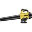 DEWALT Akk-Gebläse/Laubbläser (18 V, 5.0 Ah bürstenlos, 145 km/h Luftgeschwindigkeit, geräuscharmes Design, für den Dauerbetrieb, DCM562P1