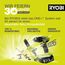 RYOBI 18 V ONE+ Akku-Rasenmäher RLM18X33B40 – 33 cm Schnittbreite, inkl. 4,0 Ah Akku & Ladegerät, kompakt & leicht für kleine Rasenflächen