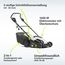 Murray Rasenmäher Elektro 2-in-1 LE380E - Rasenmäher Elektrisch 1600W/38cm mit Grasfangbox 45L für Rasenflächen bis zu 500m2 - Elektro Rasenmäher mit Ergonomischer Softgriff und Überlastschutz