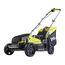 RYOBI 18 V ONE+ Akku-Rasenmäher RLM18X33B40 – 33 cm Schnittbreite, inkl. 4,0 Ah Akku & Ladegerät, kompakt & leicht für kleine Rasenflächen