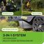 Greenworks GD40LM46SP Selbstfahrender Akku Rasenmäher mit bürstenlosem Motor für größere Flächen bis zu 600 m², 46 cm Schnittbreite, 55-Liter-Sack OHNE 40 V Akku und Ladegerät, 3 Jahre Garantie