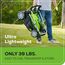 Greenworks 40 V 43,2 cm schnurloser (Push) Rasenmäher (75+ kompatible Werkzeuge), 4,0 Ah Akku und Ladegerät im Lieferumfang enthalten